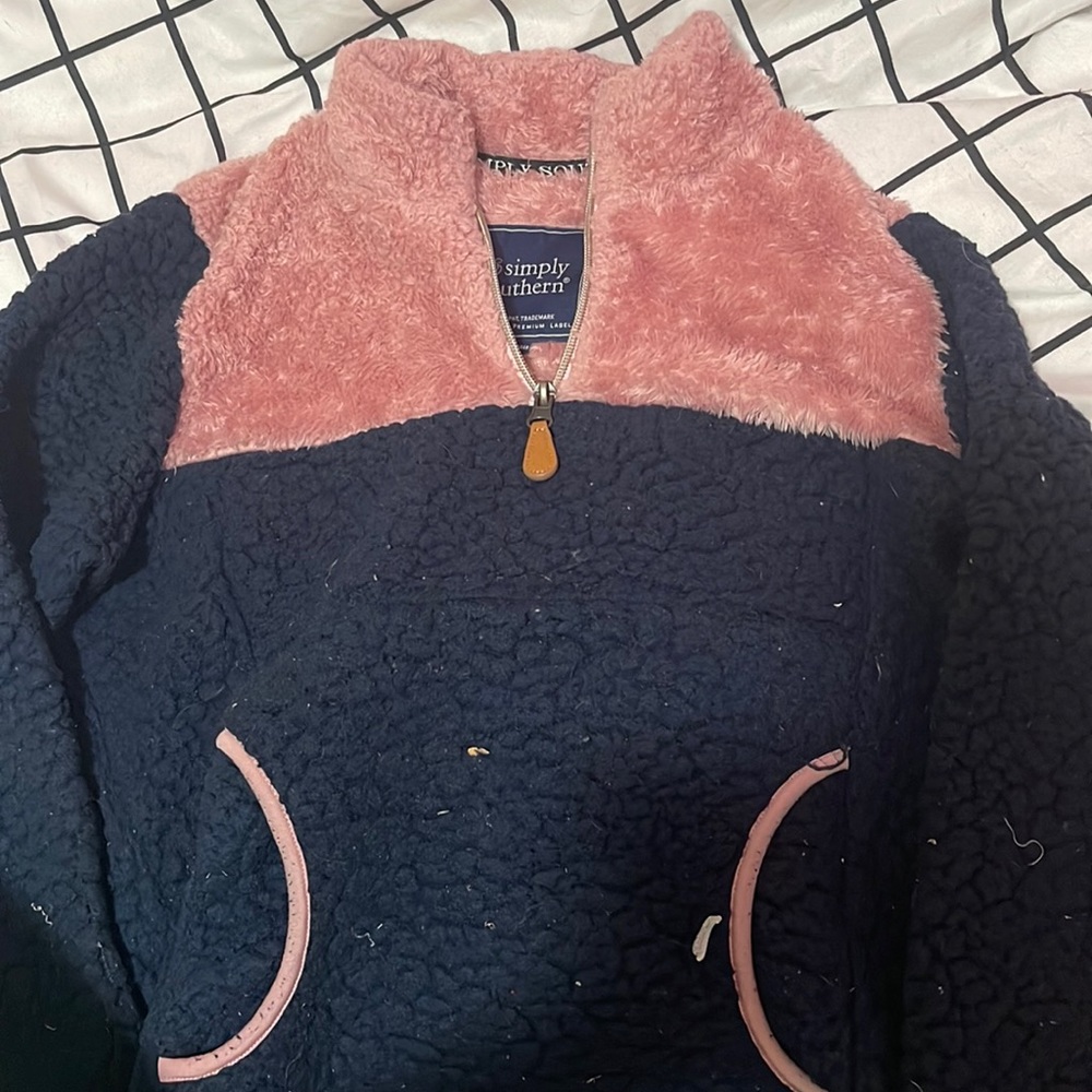 Blue and pink simply southern jacket